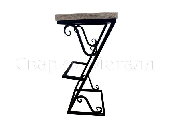 Стул барный «Z» с ковкой