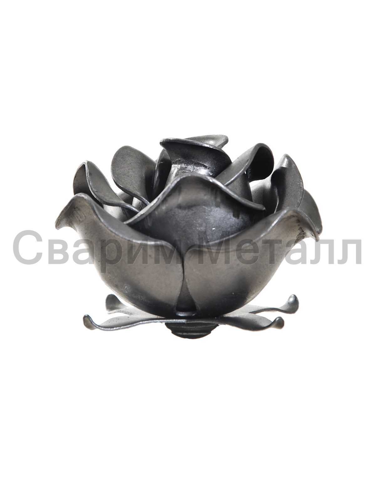 Кованый элемент бутон розы 14.034