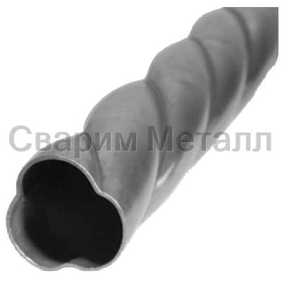 Декоративный прокат труба витая, модель 12.476.15