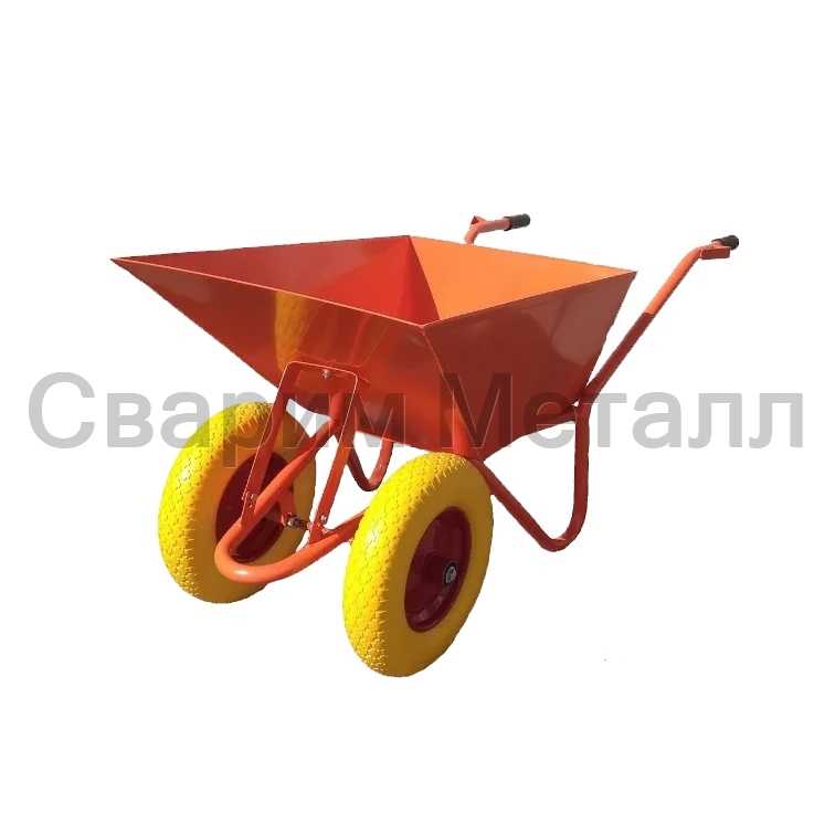 Тачка строительная T-066/S 2к PU (ось Сва)