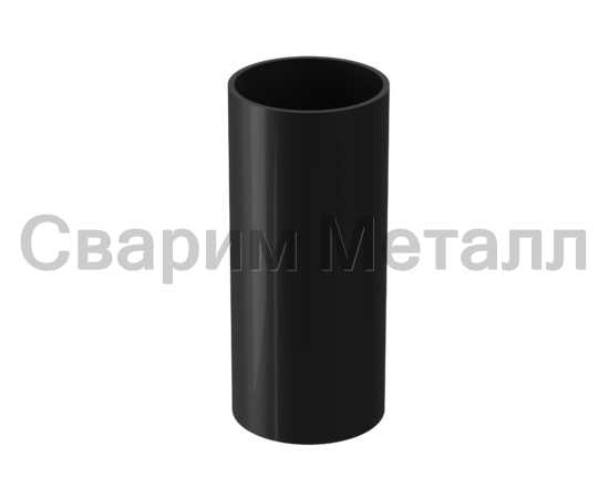 Döcke LUX Труба водосточная 1м (Карбон)