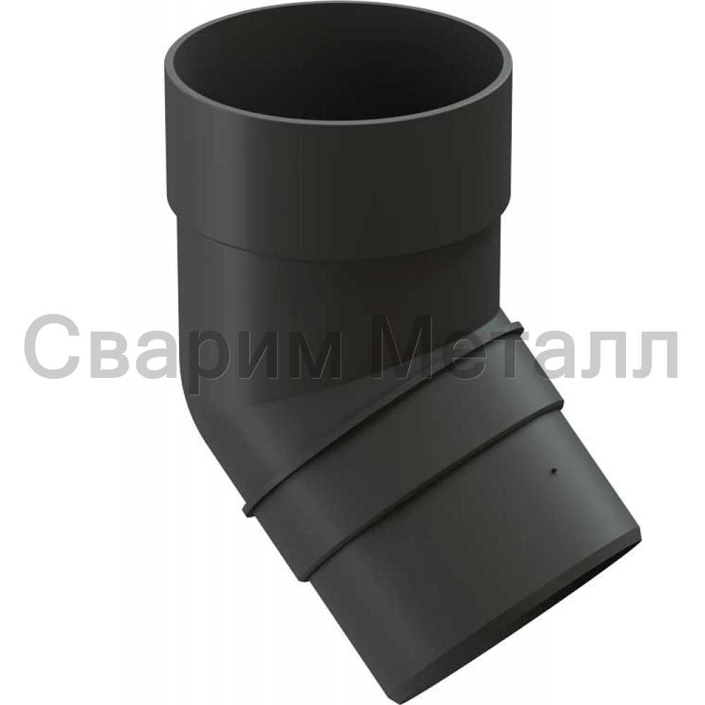 Döcke PREMIUM Колено 45˚ (Графит)