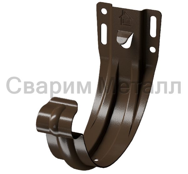 Docke STAL PREMIUM Карнизный кронштейн D125 (Каштан 8017)