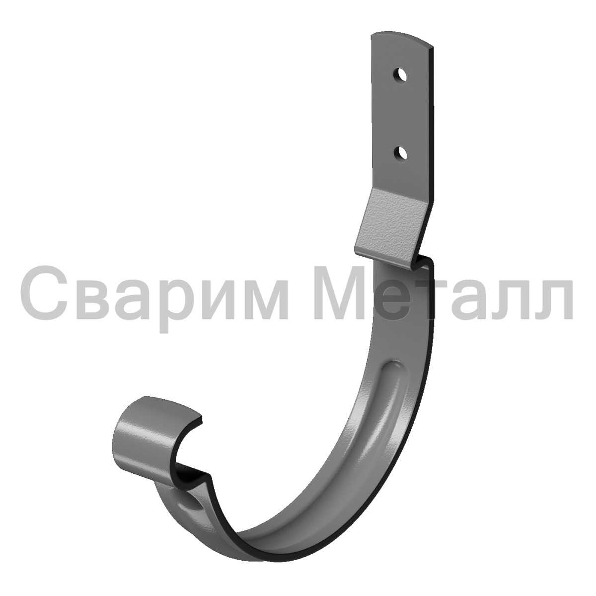 Docke STAL PREMIUM Карнизный крюк короткий D125 (Графит 7024)