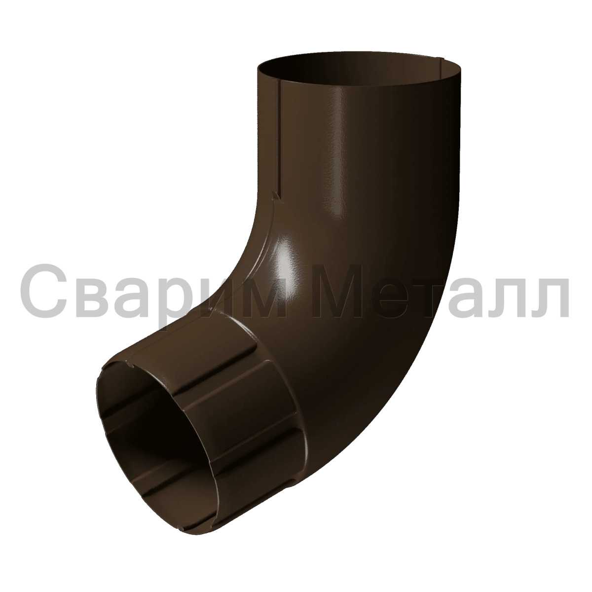 Döcke STAL PREMIUM Колено 72⁰ D90 (Каштан 8017)