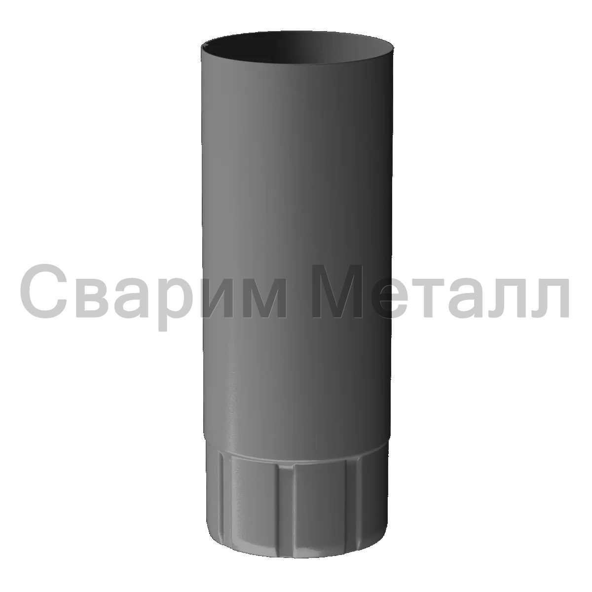 Docke STAL PREMIUM Труба водосточная D90 3 м (Графит 7024)