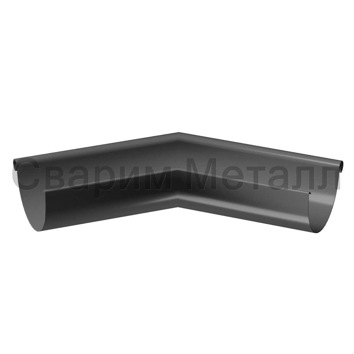 Docke STAL PREMIUM Угол внешний 135° D125 (Графит 7024)