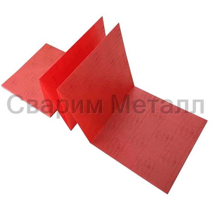 Подложка-гармошка красная 500х500х1.5 AntiSlip под LVТ (5м2/уп)