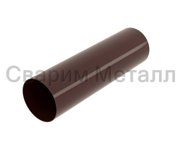 Труба ПВХ Grand Line 3м шоколадная (RAL 8017)
