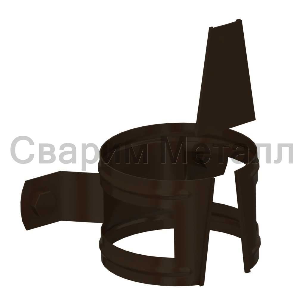 Держатель трубы (на дерево) МЕТАЛЛ ПРОФИЛЬ Foramina PUR D100 RR32