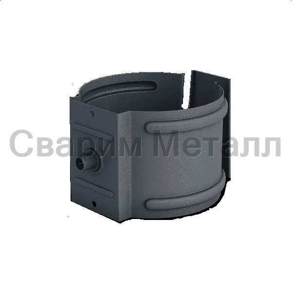 Держатель трубы (на кирпич) МЕТАЛЛ ПРОФИЛЬ Foramina Freeze D100 Grey