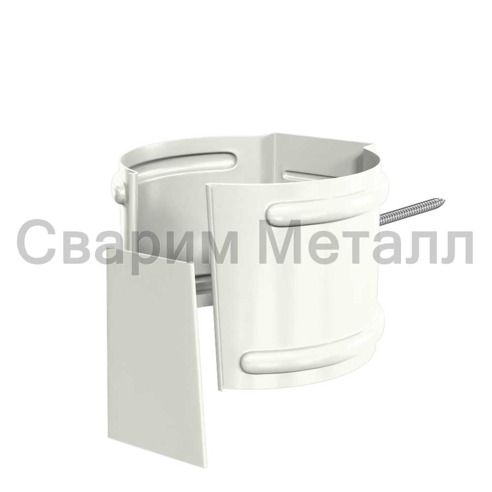 Держатель трубы (на кирпич) МЕТАЛЛ ПРОФИЛЬ Foramina PUR D100 Ral 9010