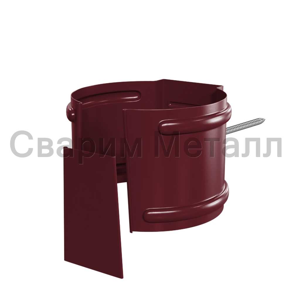 Держатель трубы (на кирпич) МЕТАЛЛ ПРОФИЛЬ Foramina PUR D100 Ral 3005