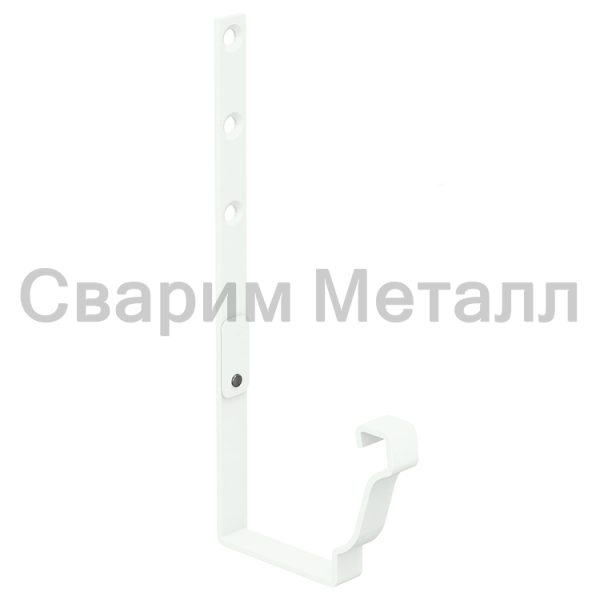 Держатель желоба МЕТАЛЛ ПРОФИЛЬ БЮДЖЕТ 120х86 Ral 9003
