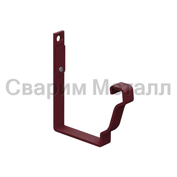 Держатель желоба карнизный МЕТАЛЛ ПРОФИЛЬ БЮДЖЕТ 120х86 Ral 3005