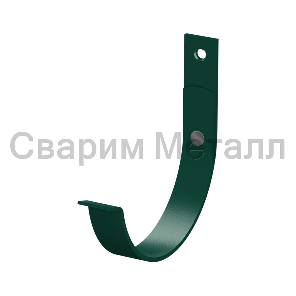 Держатель желоба карнизный МЕТАЛЛ ПРОФИЛЬ Foramina PUR D125х132 Ral 6005