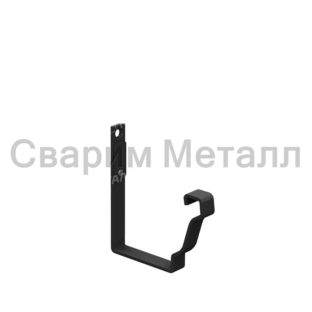 Держатель желоба карнизный МЕТАЛЛ ПРОФИЛЬ БЮДЖЕТ 120х86 Ral 7024