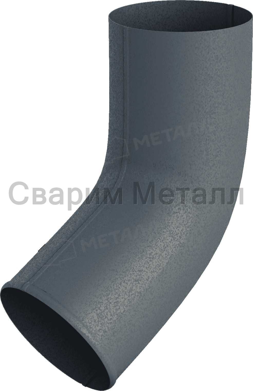 Колено трубы МЕТАЛЛ ПРОФИЛЬ Foramina Freeze D100 Grey