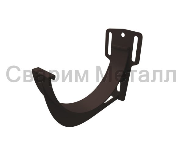 Кронштейн желоба slider Классика 120 ПВХ Grand Line коричневый (RR 32)