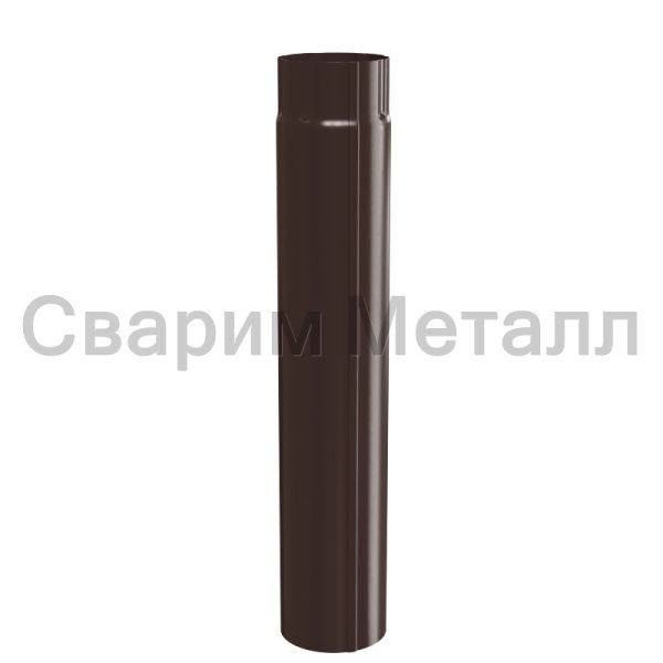 Труба водосточная МЕТАЛЛ ПРОФИЛЬ GRANDSYSTEM D90х2000 Ral 8017