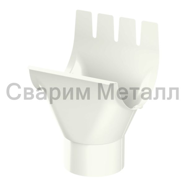 Воронка выпускная МЕТАЛЛ ПРОФИЛЬ GS lite D125/90 Ral 9003