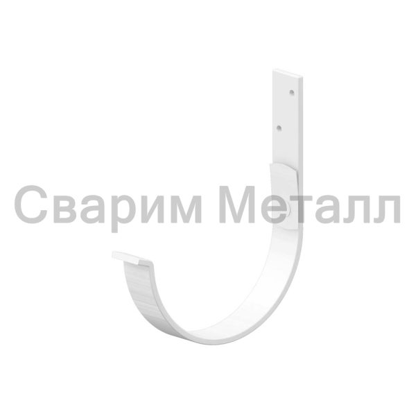 Держатель желоба карнизный МЕТАЛЛ ПРОФИЛЬ GRANDSYSTEM D125х132 Ral 9010 3мм