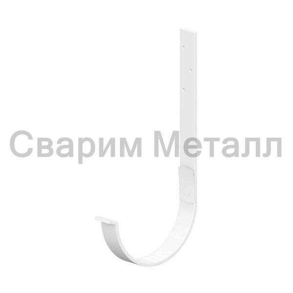 Держатель желоба МЕТАЛЛ ПРОФИЛЬ GRANDSYSTEM D125х280 Ral 9010 3 мм