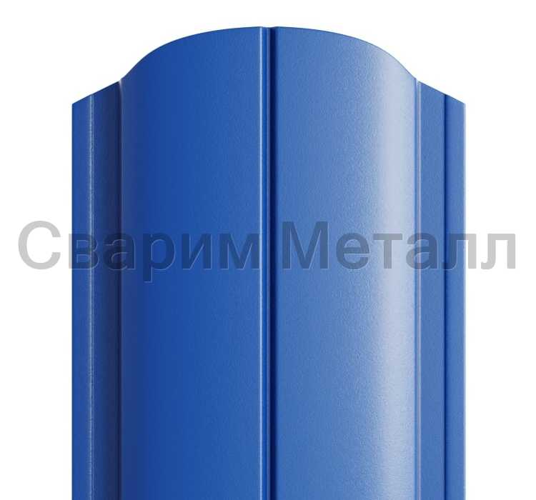 Штакетник металлический МП ELLIPSE-O 19х126 (PURMAN-20-5005-0.5)
