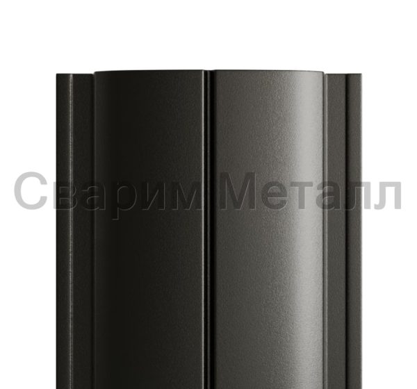 Штакетник металлический МП ELLIPSE-T 19х126 (PURMAN-20-9005-0.5)