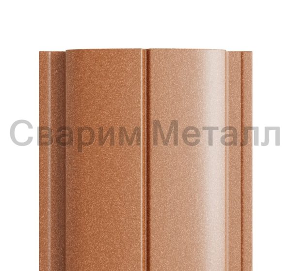 Штакетник металлический МП ELLIPSE-T 19х126 (PURMAN-20-Argillite-0.5)