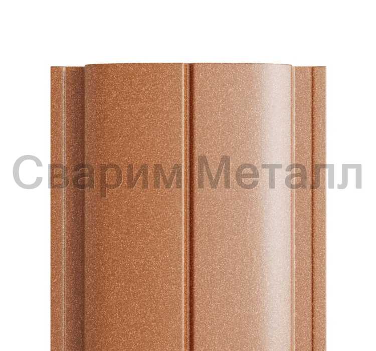 Штакетник металлический МП ELLIPSE-T 19х126 (PURMAN-20-Argillite-0.5)