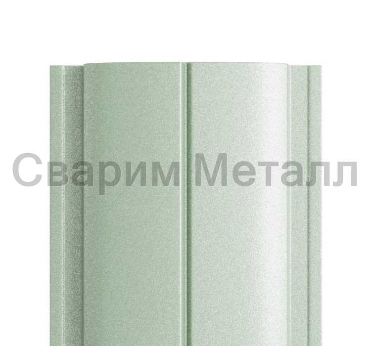 Штакетник металлический МП ELLIPSE-T 19х126 (PURMAN-20-Tourmalin-0.5)