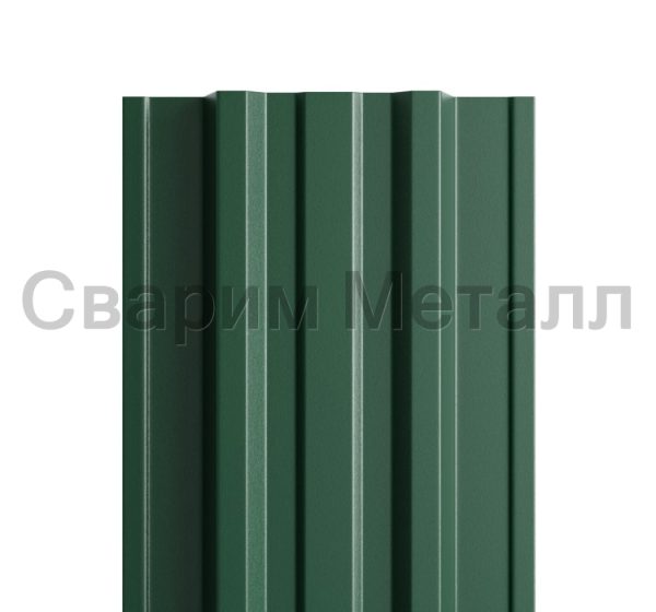 Штакетник металлический МП TRAPEZE-T 16,5х118 (PURMAN-20-6005-0.5)