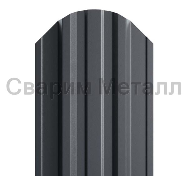 Штакетник металлический МП TRAPEZE-O 16,5х118 (PURMAN-20-7024-0.5)