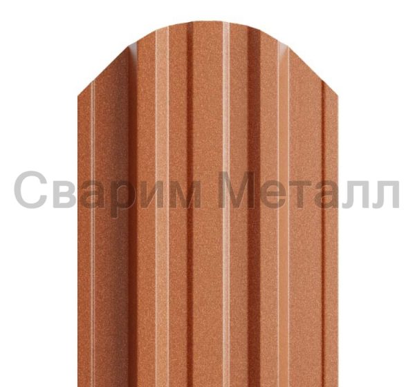 Штакетник металлический МП TRAPEZE-O 16,5х118 (PURMAN-20-Argillite-0.5)