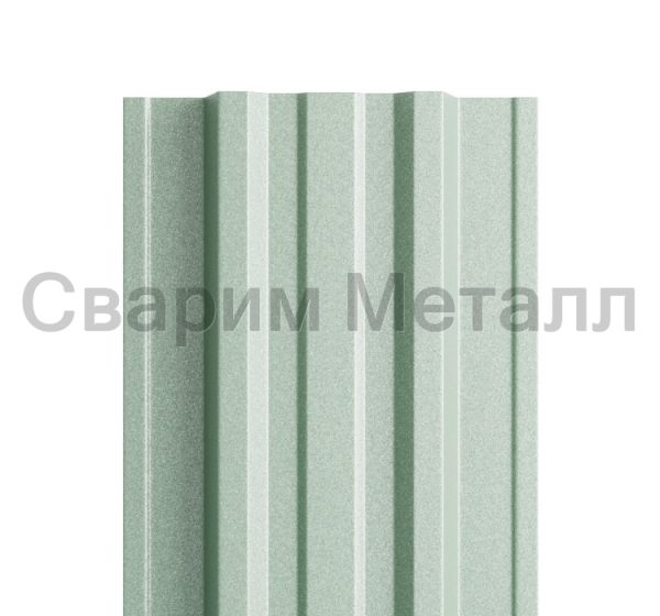 Штакетник металлический МП TRAPEZE-T 16,5х118 (PURMAN-20-Tourmalin-0.5)