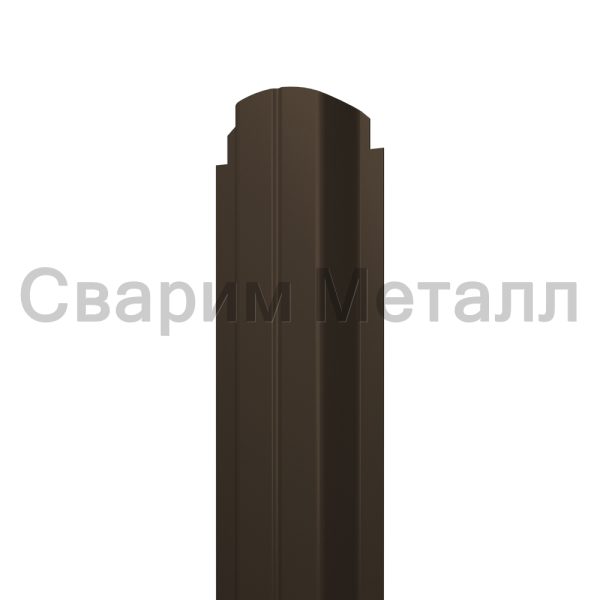Штакетник П-образный А фигурный 0,5 GreenCoat Pural BT RR 32