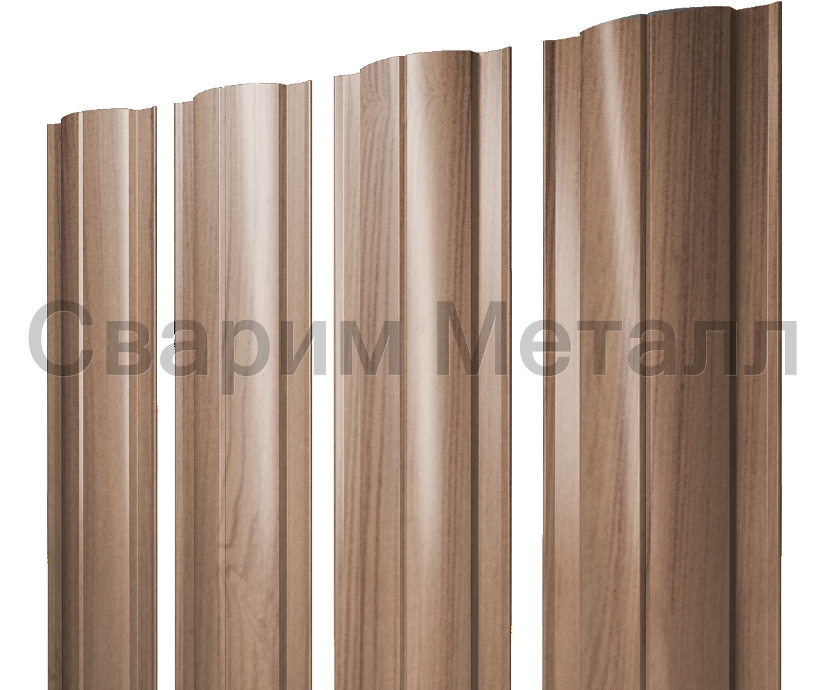 Круглый с прямым резом 0,45 Print Elite Honey Wood Штакетник Круглый с прямым резом 0,45 Print Elite Honey Wood