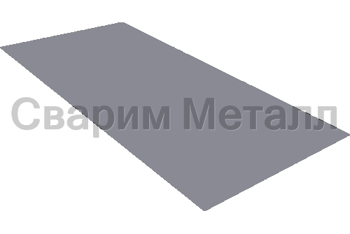 Лист плоский (ПЭ-01-7004-0.45) 1250х2000 мм