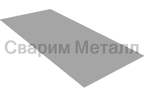 Лист плоский (ПЭ-01-9006-0.45) 1250х2000 мм МАТ