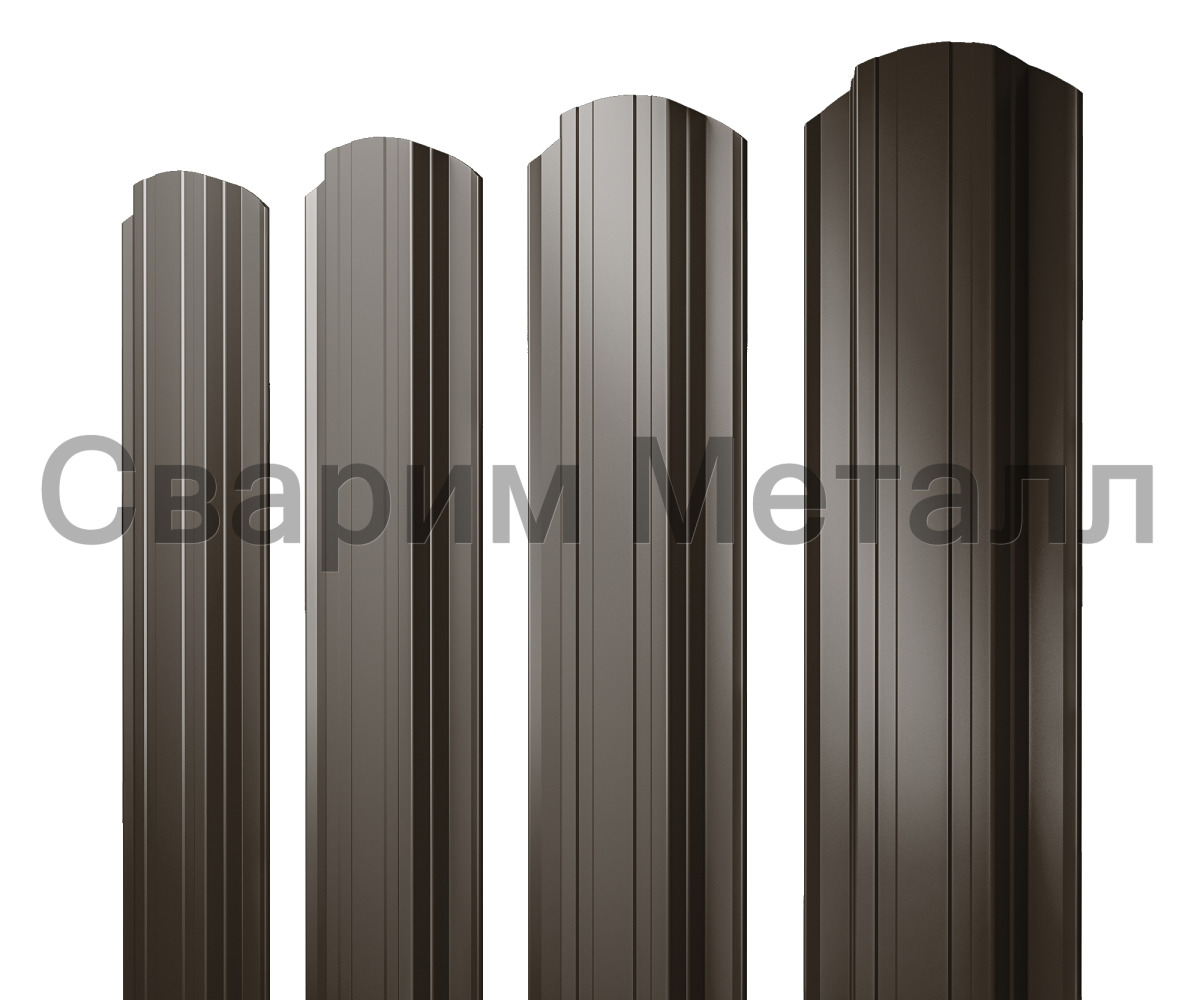 Штакетник Прямоугольный фигурный 0,5 GreenCoat Pural BT RR 32