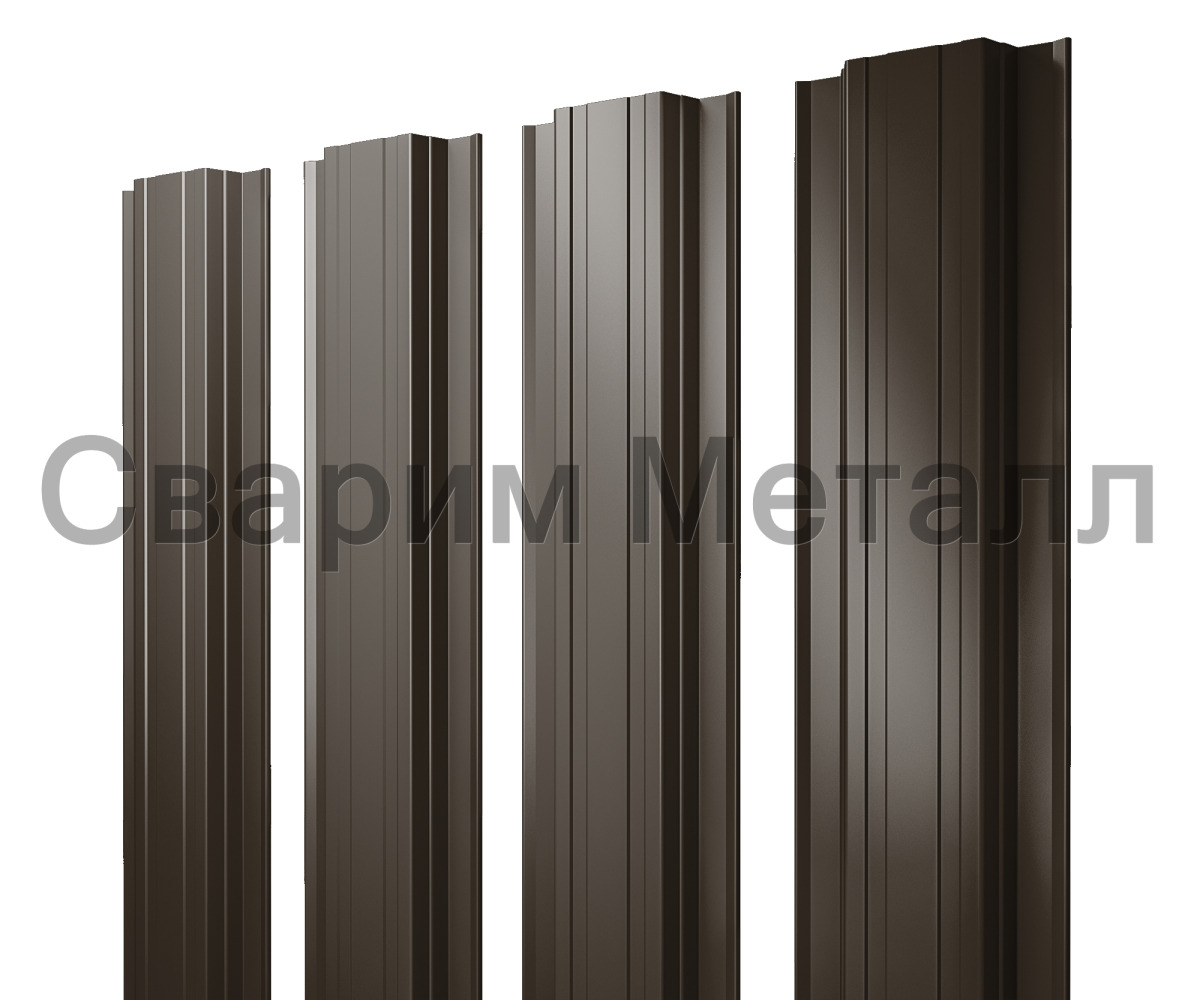 Штакетник Прямоугольный с прямым резом 0,5 GreenCoat Pural BT RR 32
