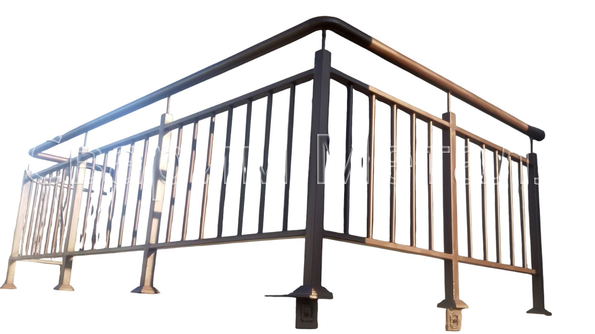 Поручни сварные из профильной трубы