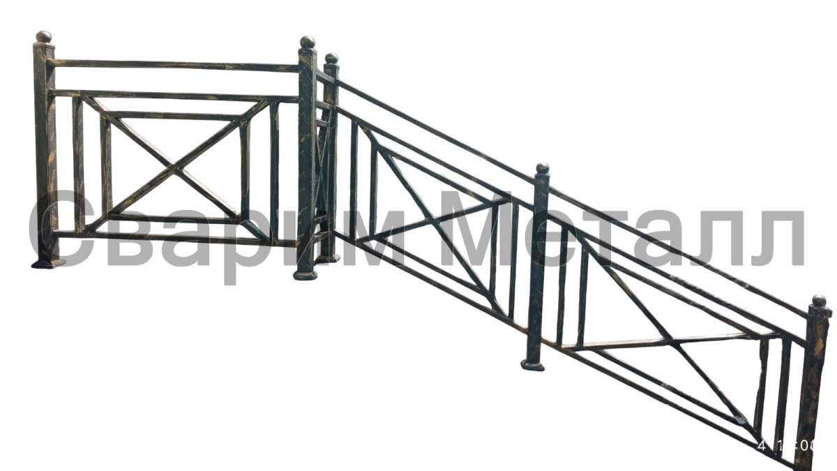 Перила сварные «Лофт Х Элита»